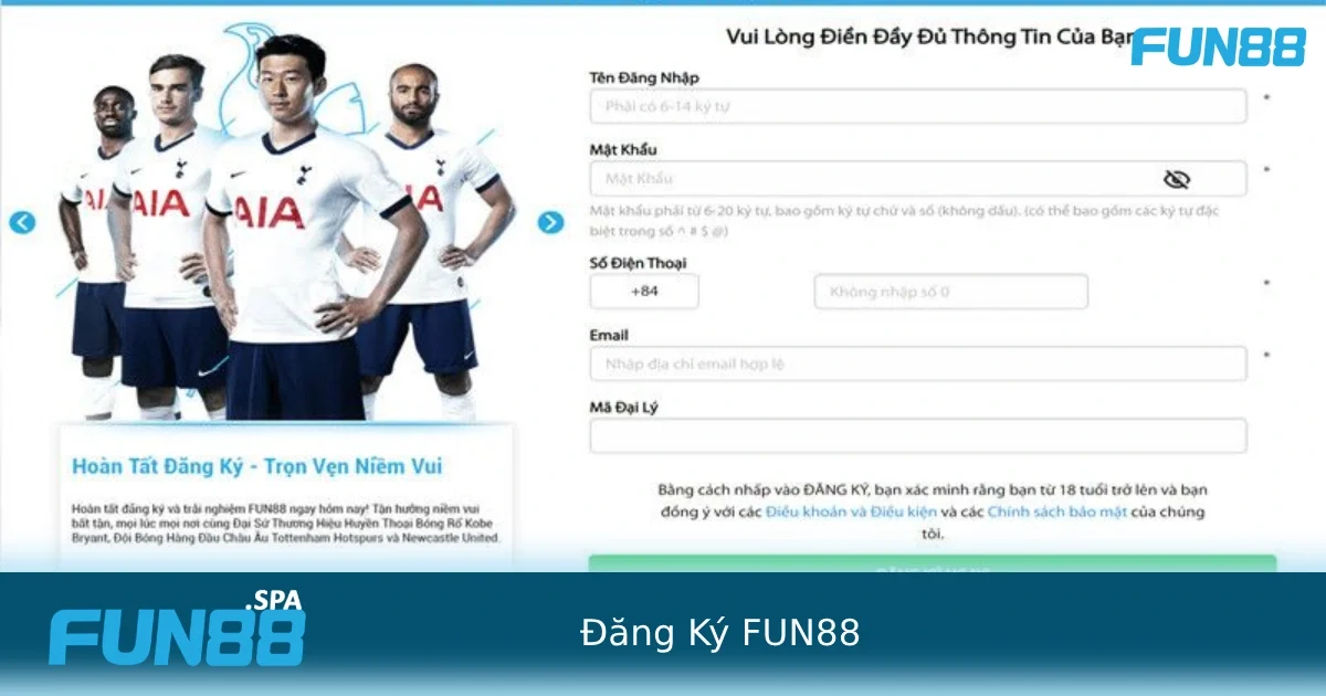Đăng Ký FUN88 – Mở Tài khoản Cực Nhanh Trong Vòng 1 Phút 4 Lý do nên chọn đăng ký FUN88 cho người mới