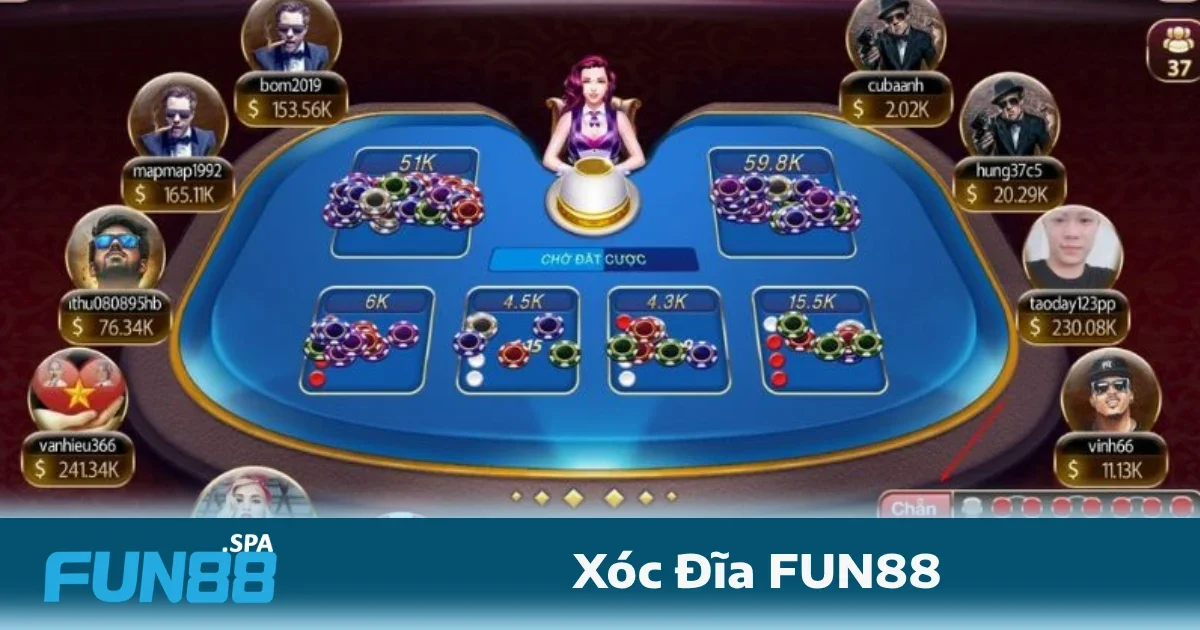 Xóc Đĩa Fun88 2 Xóc đĩa FUN88 mang đến hình thức chơi trực tuyến vô cùng tiện lợi và dễ dàng tiếp cận